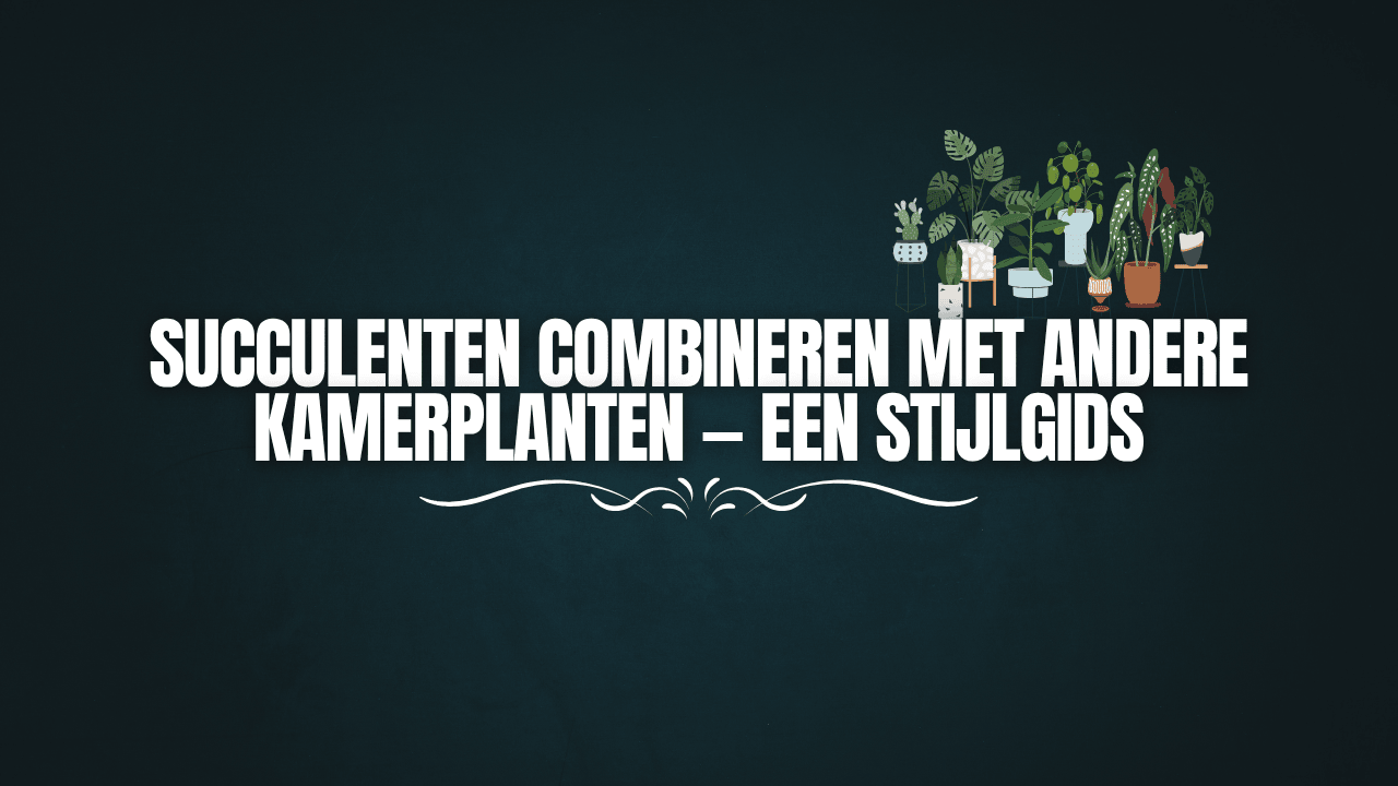 Succulenten combineren met andere kamerplanten — Een Stijlgids