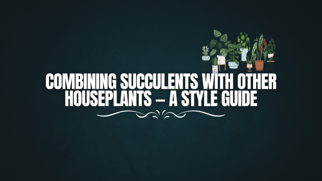 Combining Succulents with Other Houseplants