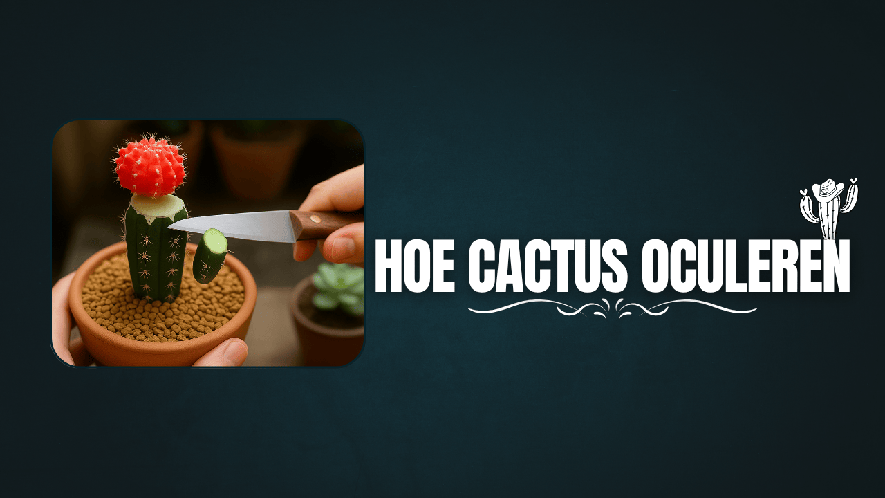 Hoe cactus oculeren