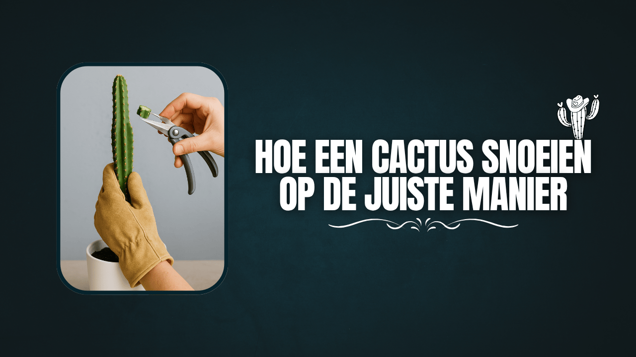 Hoe je een cactus snoeit