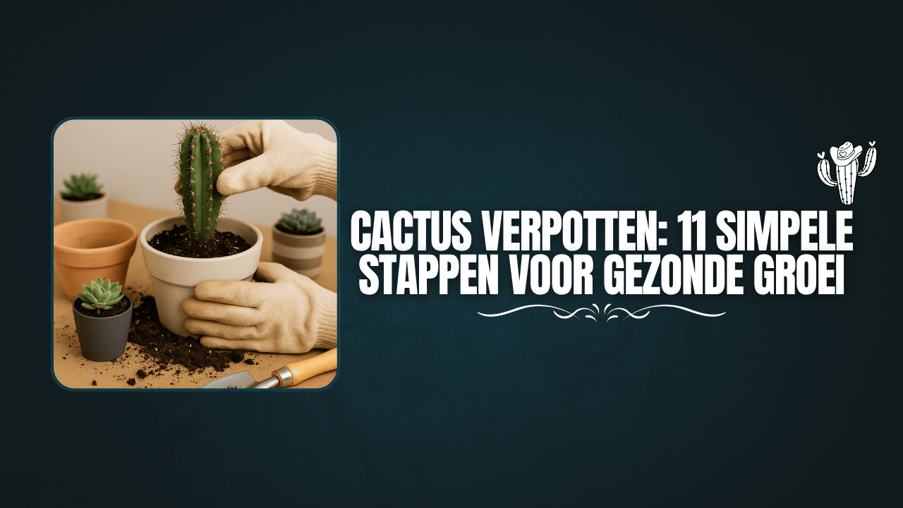 Cactus Verpotten: 11 Simpele Stappen voor Gezonde Groei