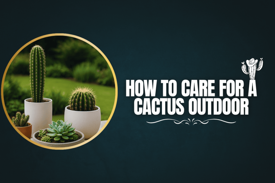 cactus care outdoors