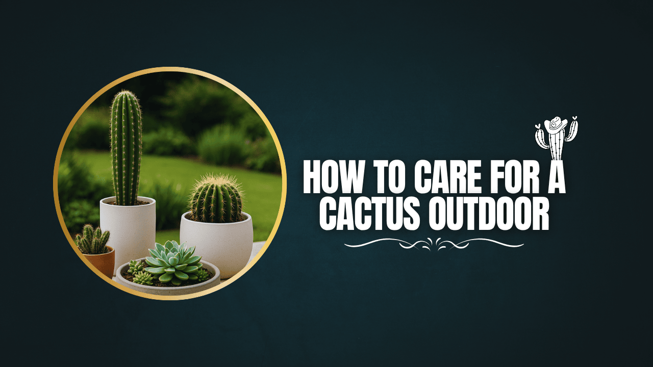 How to Care for a Cactus Outdoor