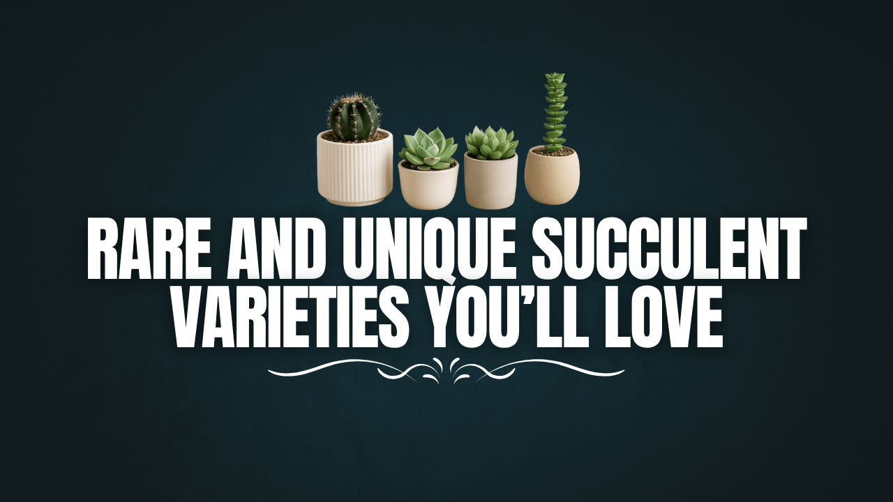 Rare and Unique Succulent Varieties You’ll Love