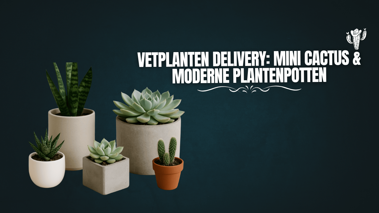 Vetplanten Delivery: Mini Cactus & Moderne Plantenpotten
