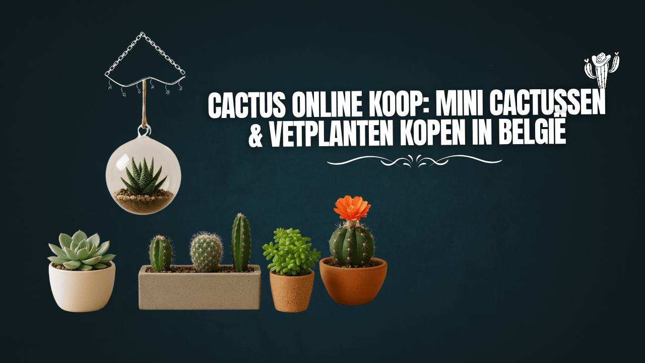 Cactus Online Koop: Mini Cactussen & Vetplanten Kopen in België