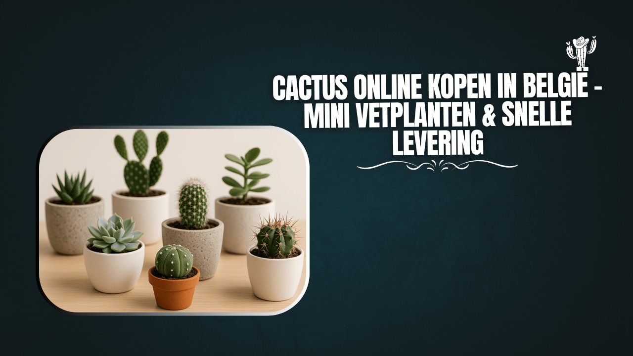 Cactus Online Kopen in België – Mini Vetplanten & Snelle Levering