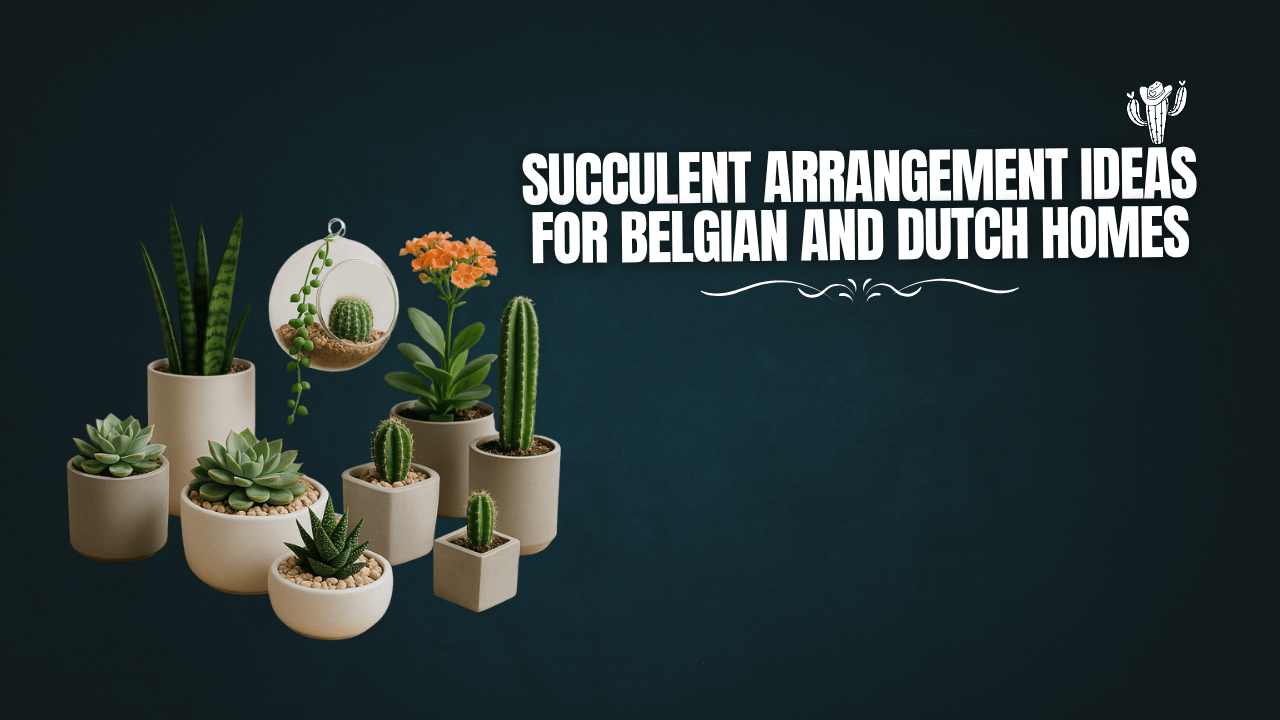 Succulent Arrangement Ideas For Belgian And Dutch Homes