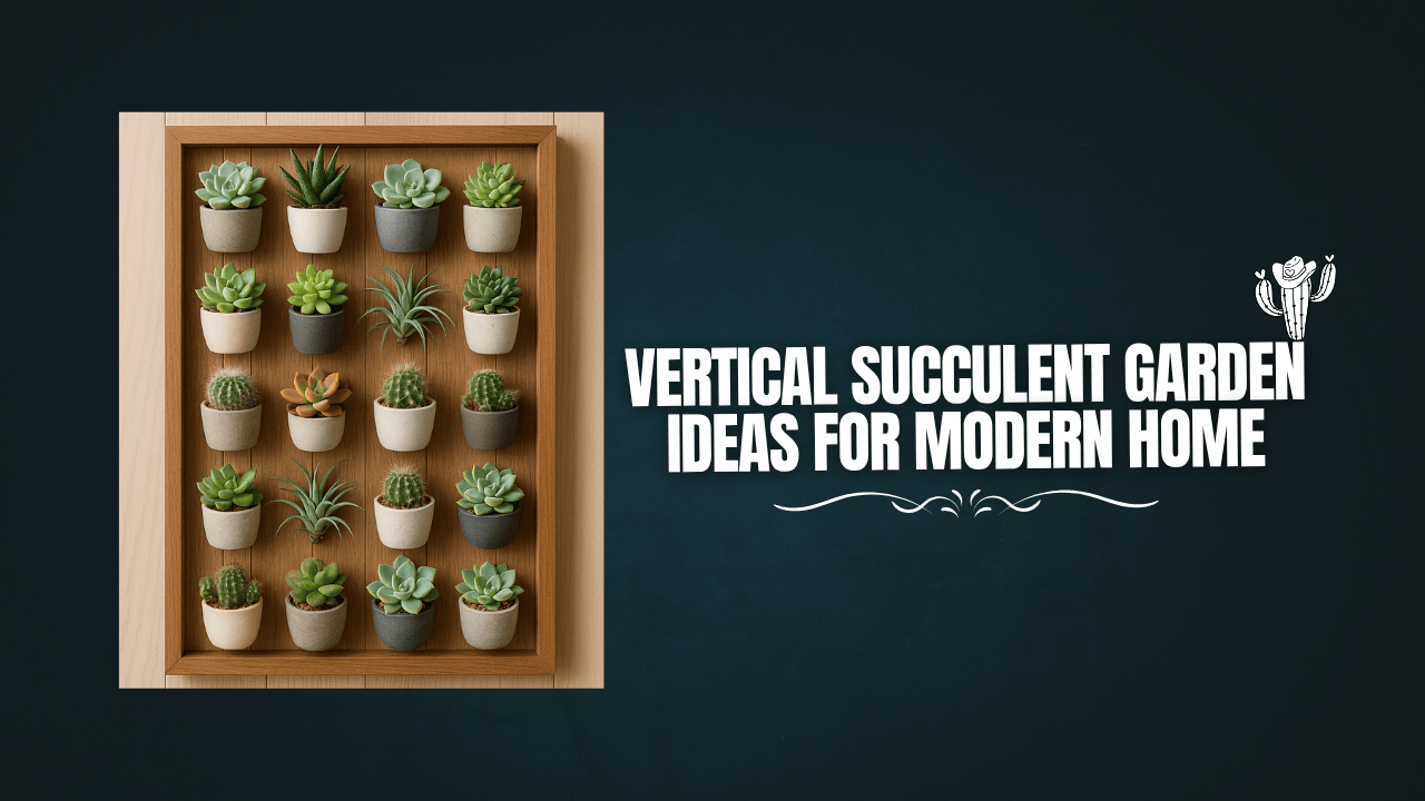 Vertical Succulent Garden Ideas for Modern Home