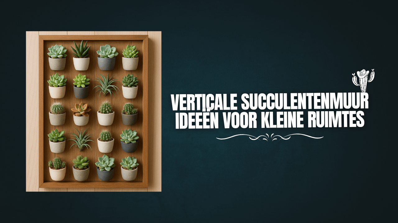 Verticale Succulentenmuur Ideeën voor Kleine Ruimtes