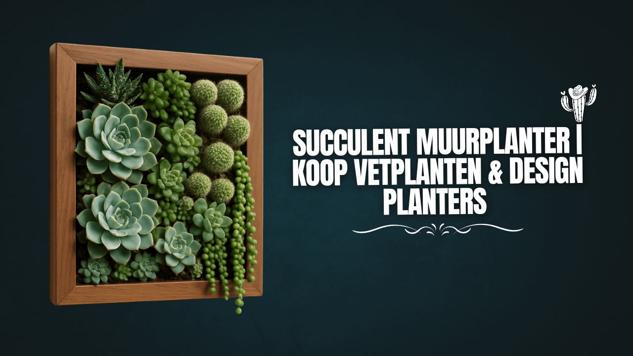 Succulent Muurplanter | Koop Vetplanten & Design Planters