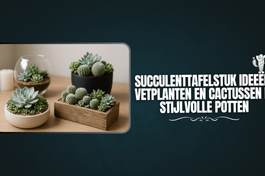 Succulenttafelstuk Ideeën