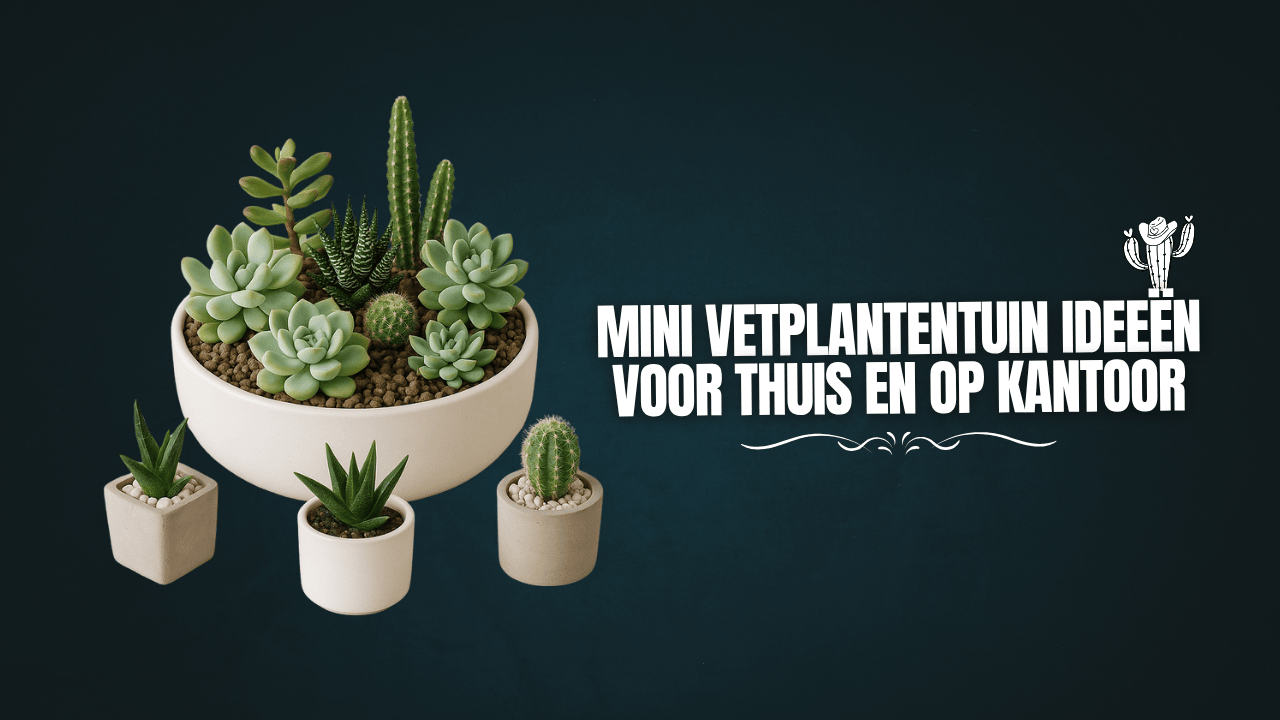 Mini Vetplantentuin Ideeën voor Thuis en op Kantoor