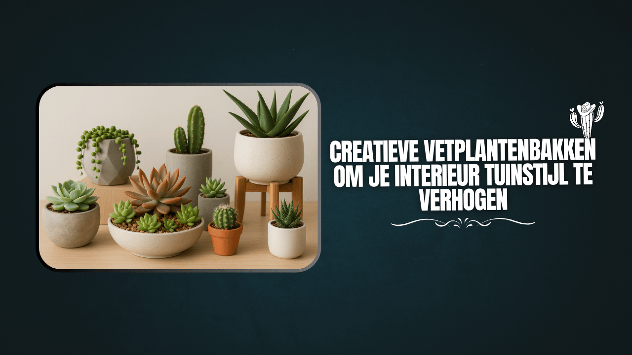 Creatieve vetplantenbakken om je Interieur Tuinstijl te Verhogen