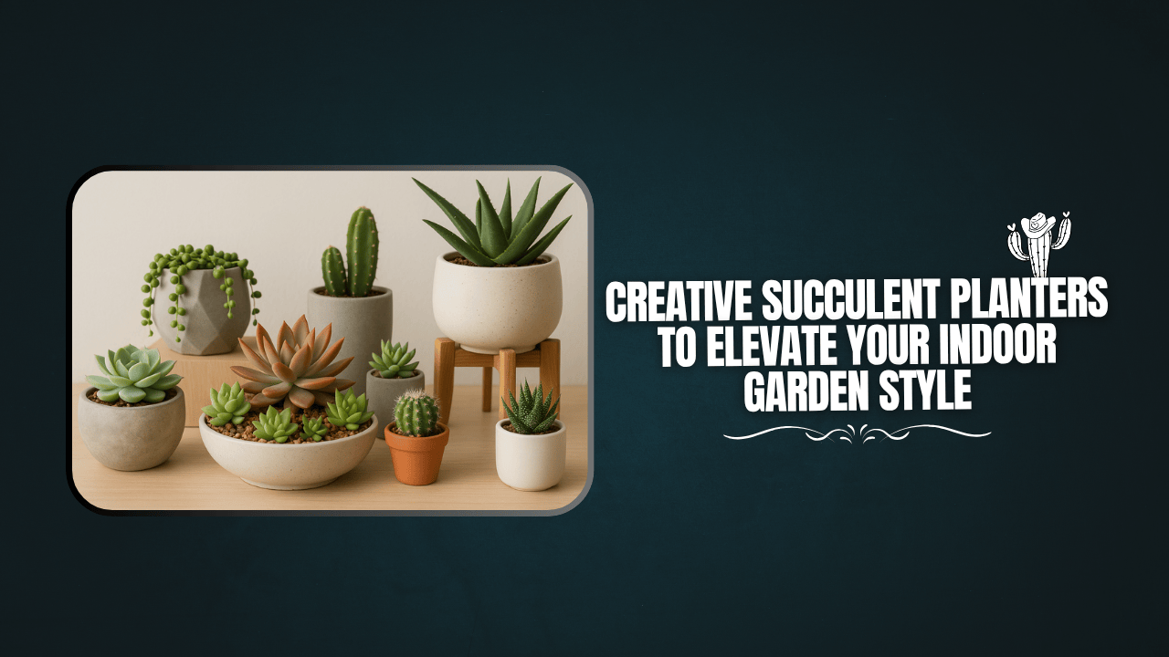 Creative Succulent Planters to Elevate Your Indoor Garden Style