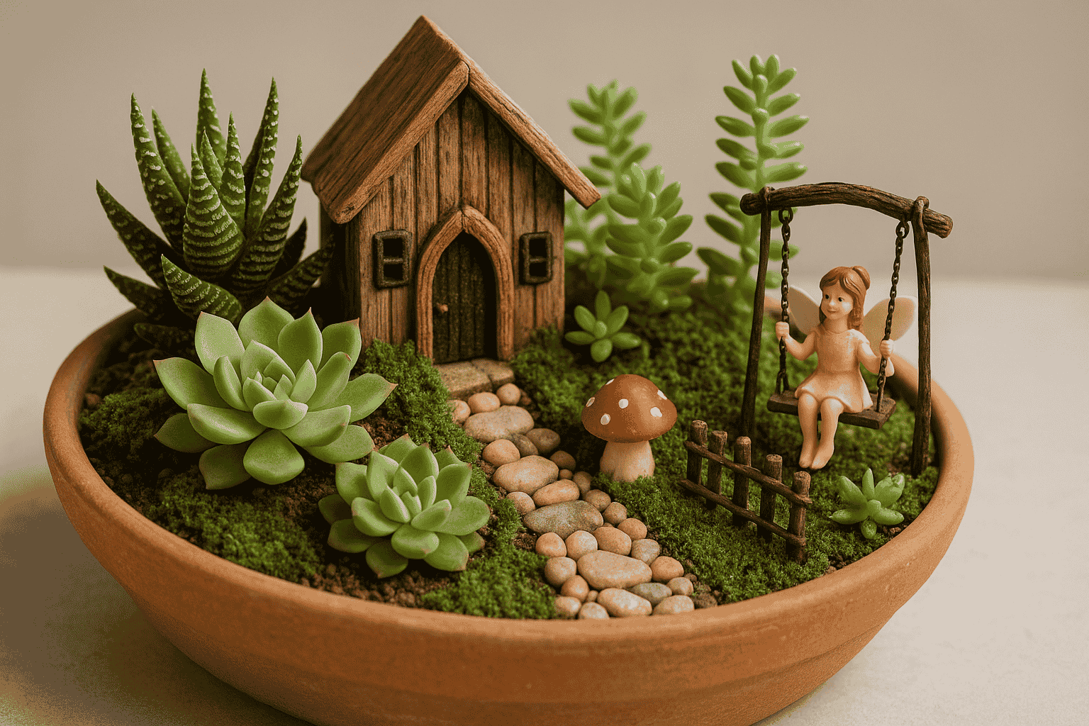 Vetplanten Fairy Garden