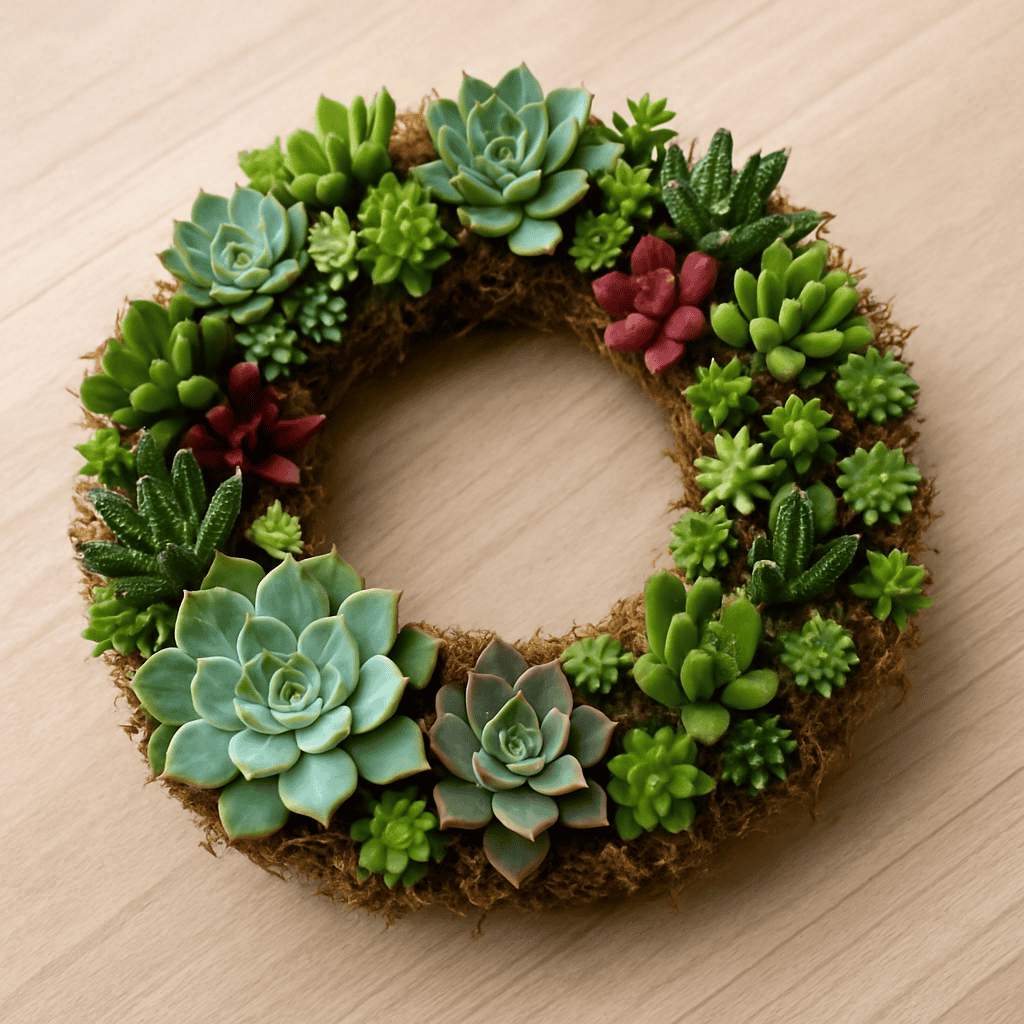 Succulent Wreath DIY