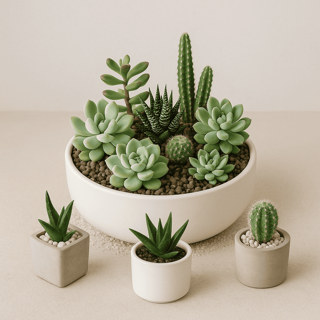 mini succulent garden