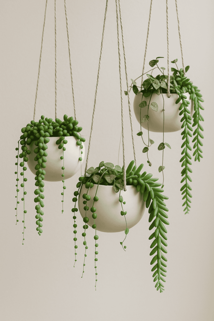 Hangpotten voor vetplanten