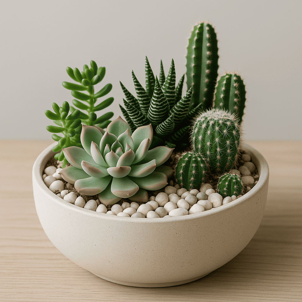 succulent dish garden