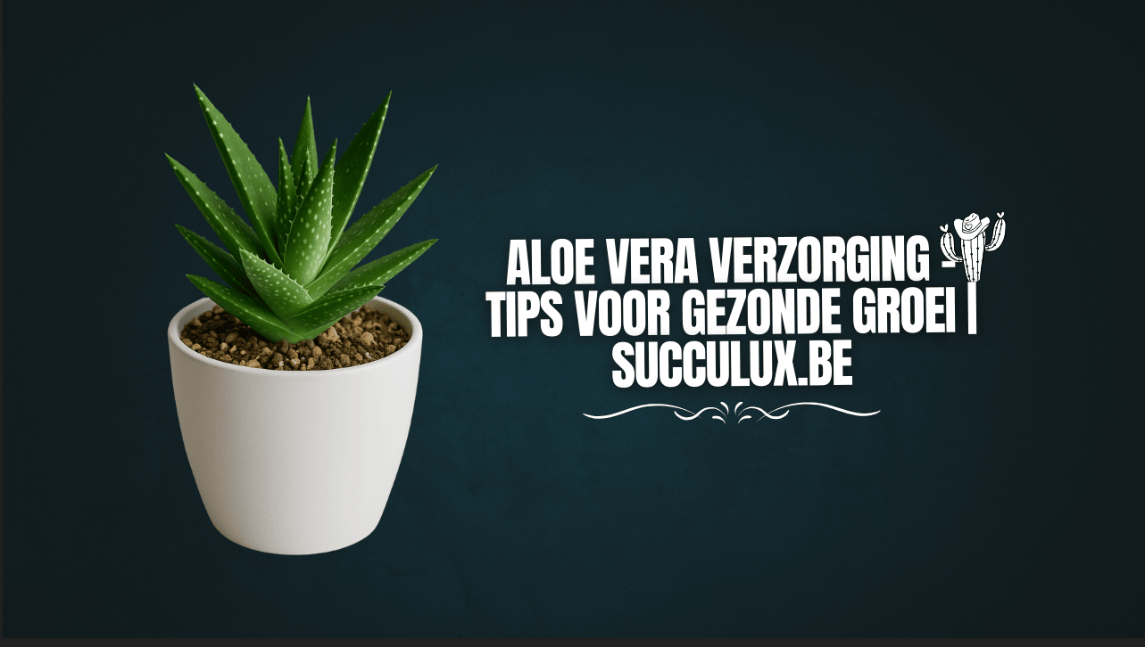 Aloe Vera Verzorging – Tips voor Gezonde Groei | Succulux.be