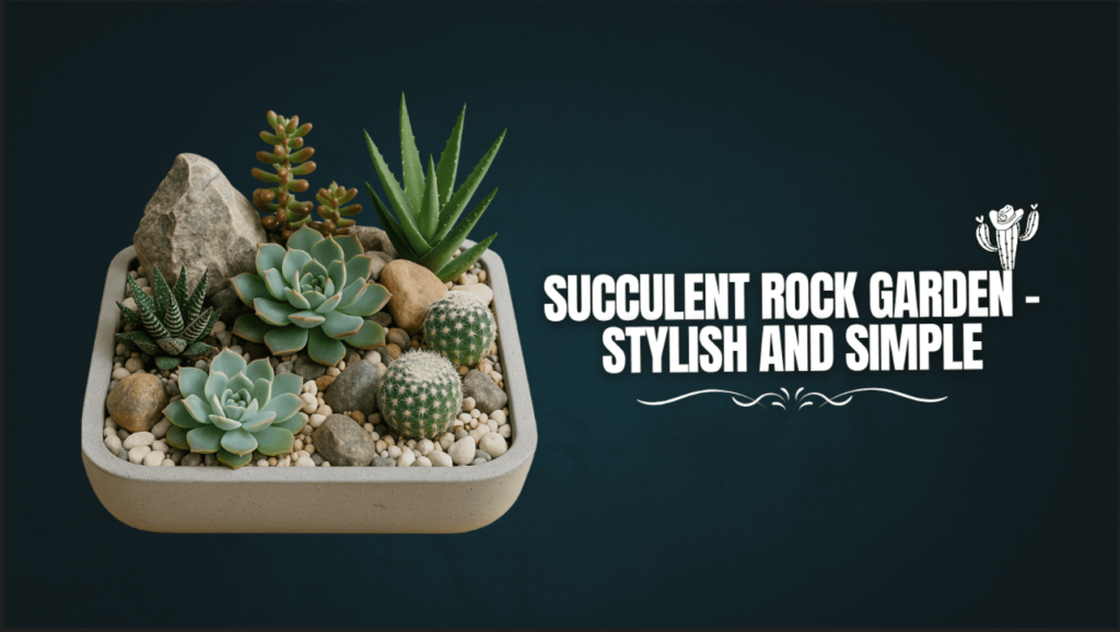 Succulent Rock Garden
