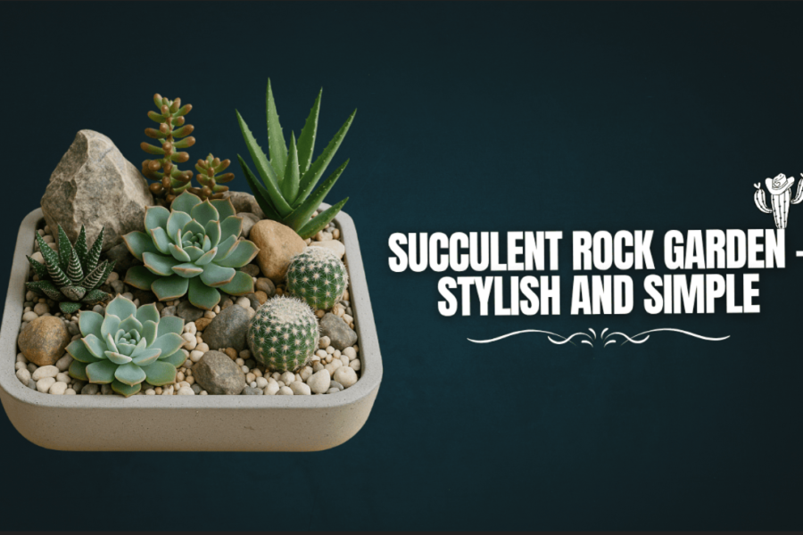 Succulent Rock Garden