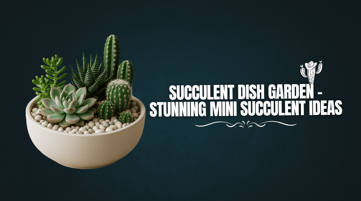 Succulent Dish Garden – Stunning Mini Succulent Ideas
