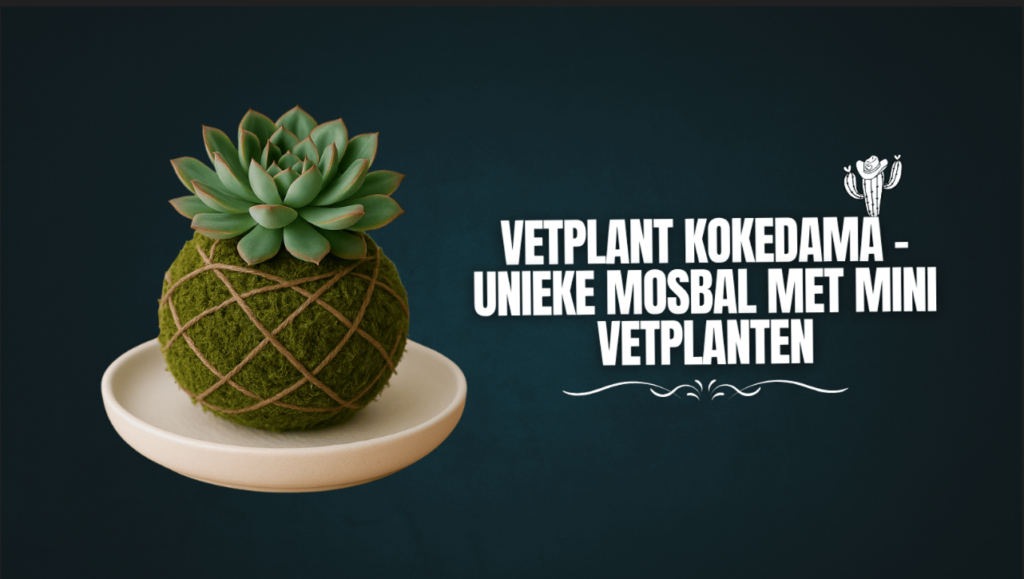 Vetplant kokedama