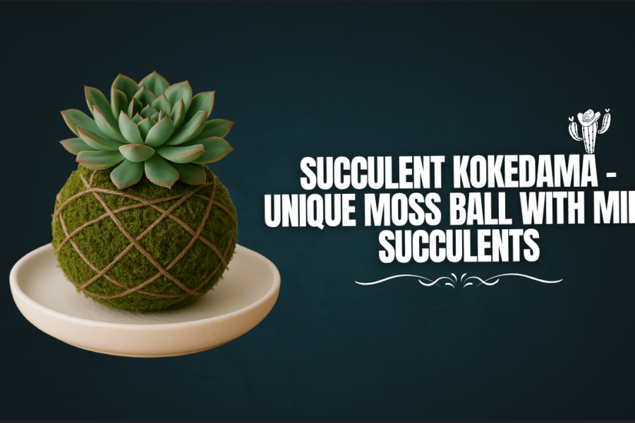 Succulent Kokedama