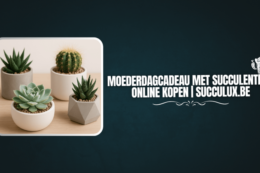 Moederdagcadeau met succulenten