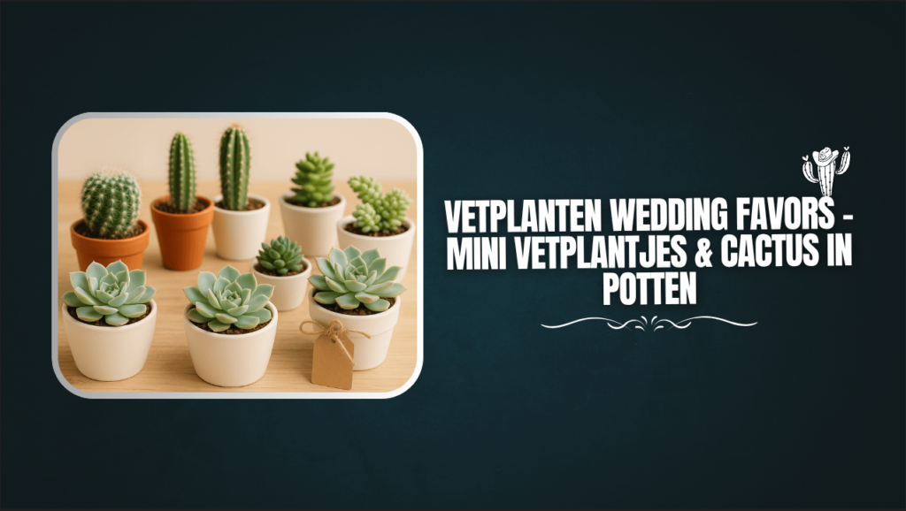 Vetplanten Wedding Favors