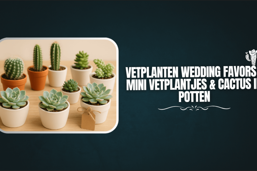 Vetplanten Wedding Favors