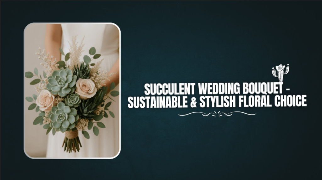 Succulent Wedding Bouquet
