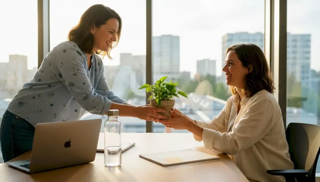 Een duurzame kamerplant: het perfecte groene cadeau voor op kantoor
